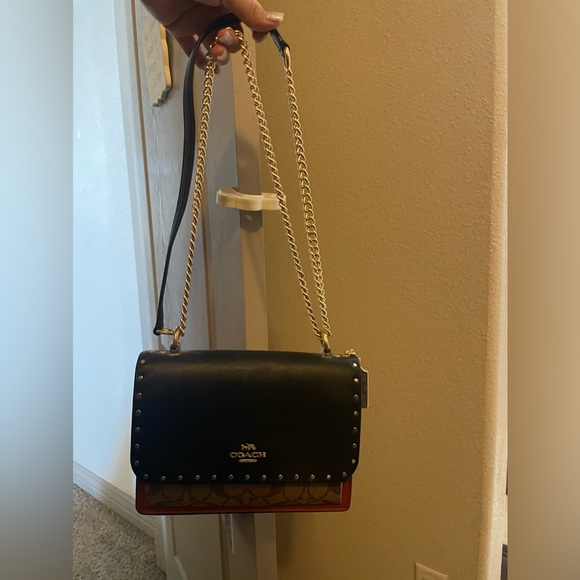 Brand new. Never used . Gorgeous Coach studded monogram multi color bag - Picture 13 of 16